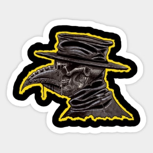 Zombie Plague Doctor (Pure Art Glow Series) Sticker